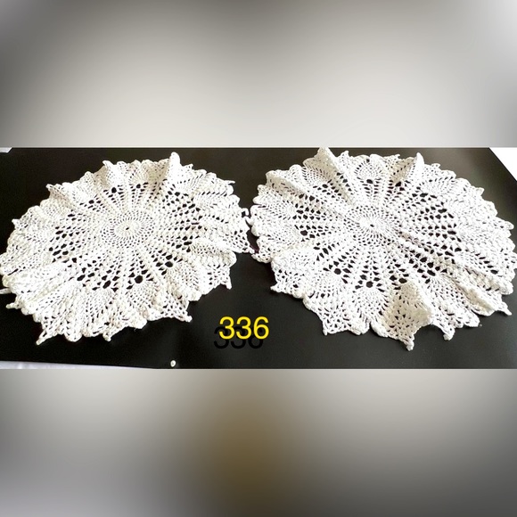 Other Vintage Set Of Crochet Dollies Poshmark